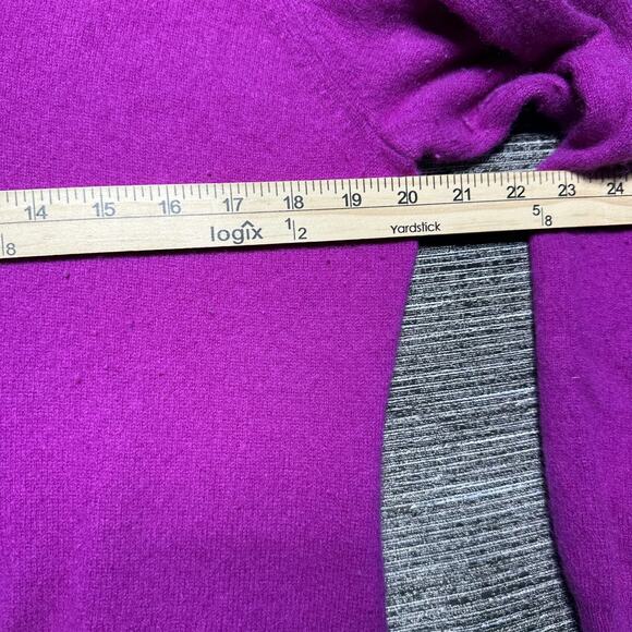 Charter Club Cashmere Luxury Women's XL Purple V Neck Pullover - Picture 10 of 16